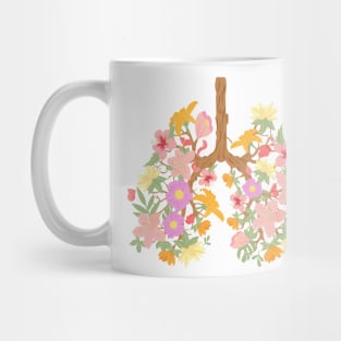 Flower Lungs - Blooming Lungs from Flowers - Keep Our Air Clean Mug